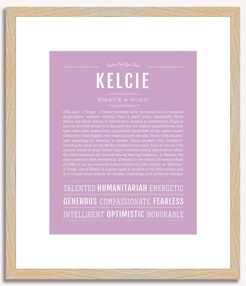 Kelcie | Name Art Print