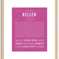 Kellen | Name Art Print