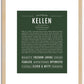 Kellen | Name Art Print