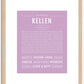 Kellen | Name Art Print