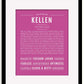 Frame Options | Dark Pink | Black Frame, Matted