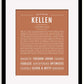 Frame Options | Terra Cotta | Black Frame, Matted