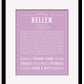 Frame Options | Lilac | Black Frame, Matted