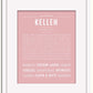 Frame Options | Dusty Rose | White Frame, Matted