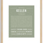 Kellen | Name Art Print