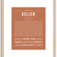 Kellen | Name Art Print