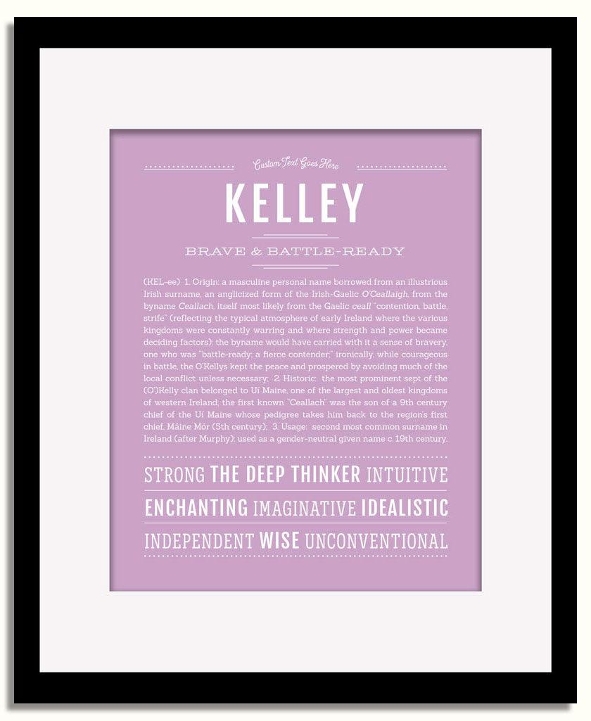 Frame Options | Lilac | Black Frame, Matted