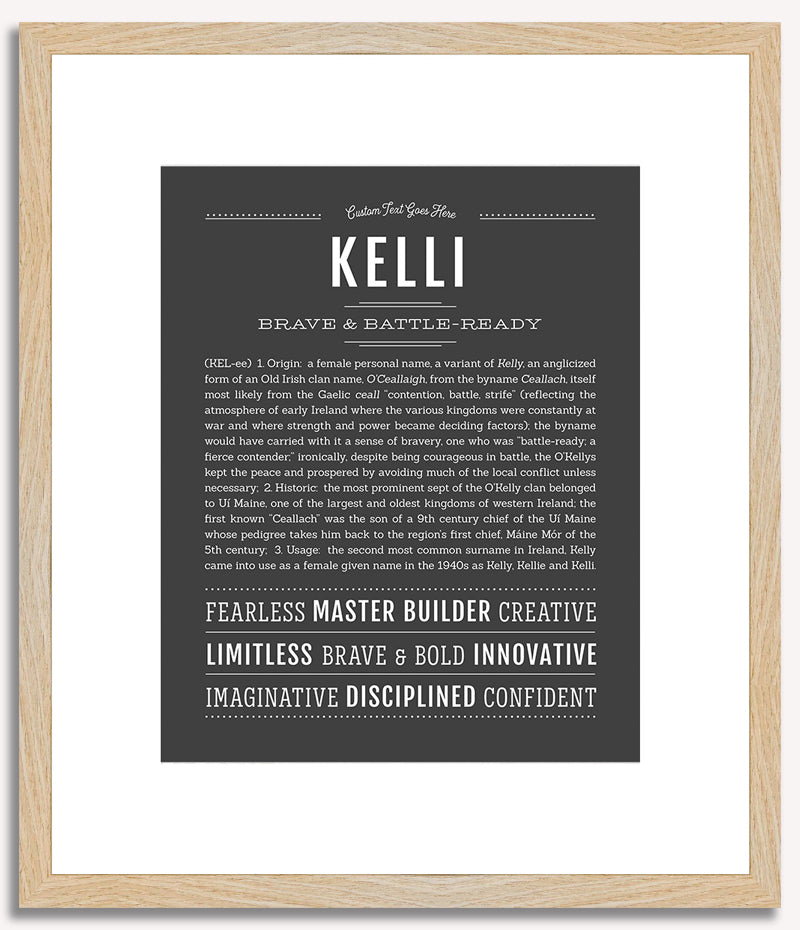 Kelli | Name Art Print