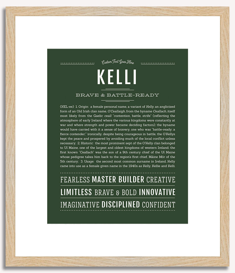 Kelli | Name Art Print