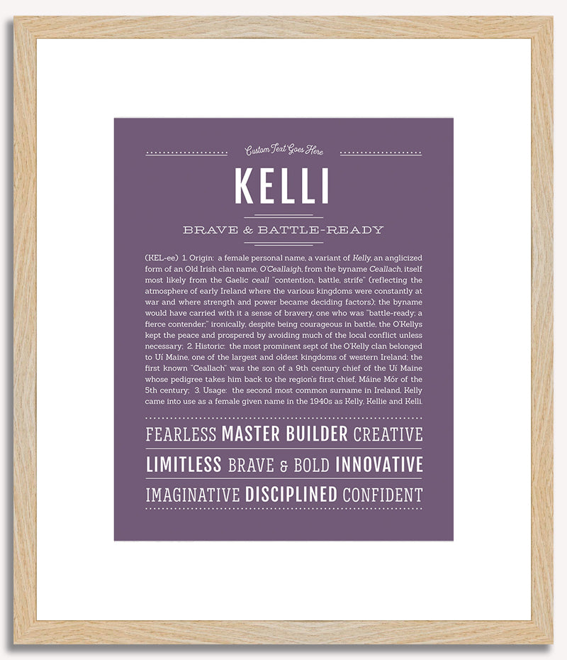 Kelli | Name Art Print