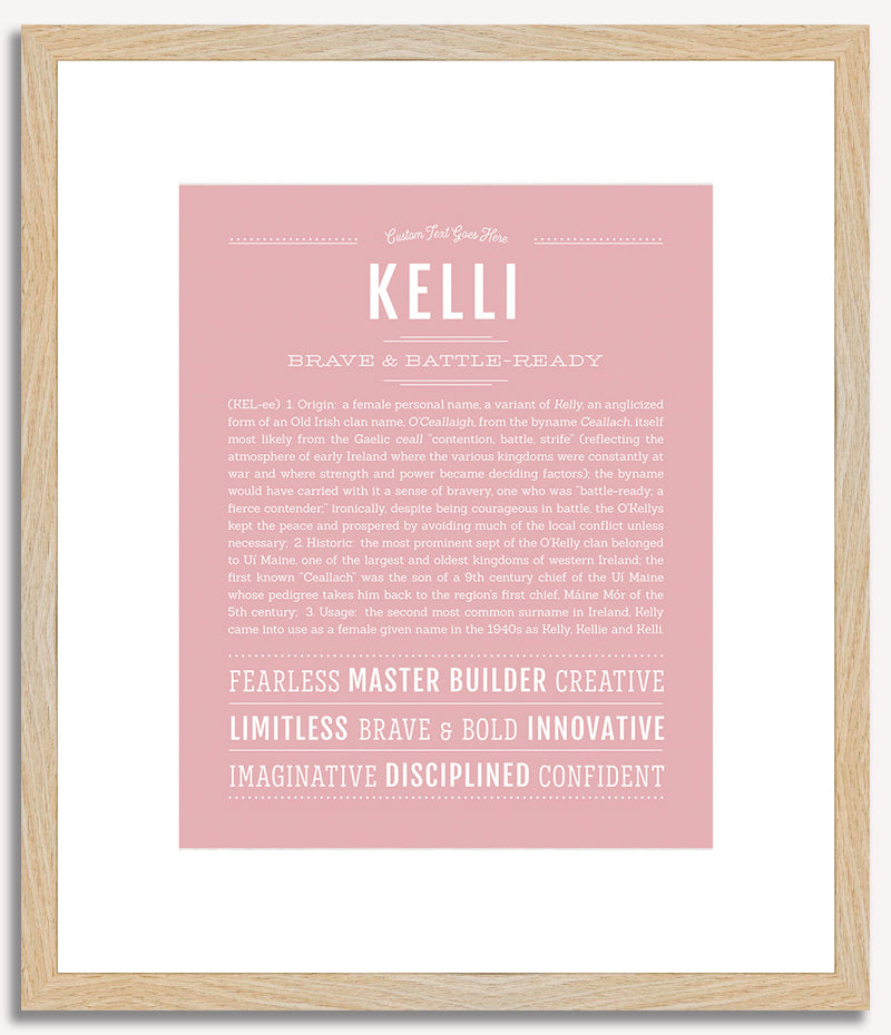 Kelli | Name Art Print