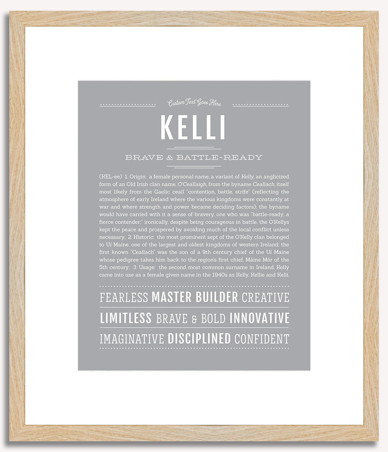 Kelli | Name Art Print