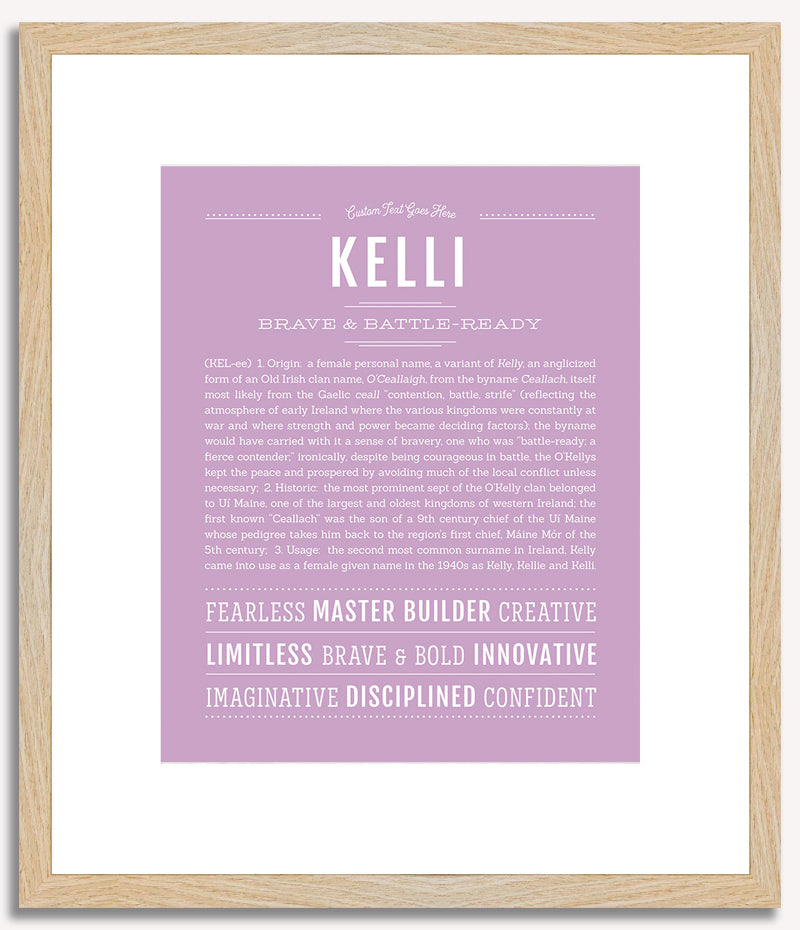 Kelli | Name Art Print