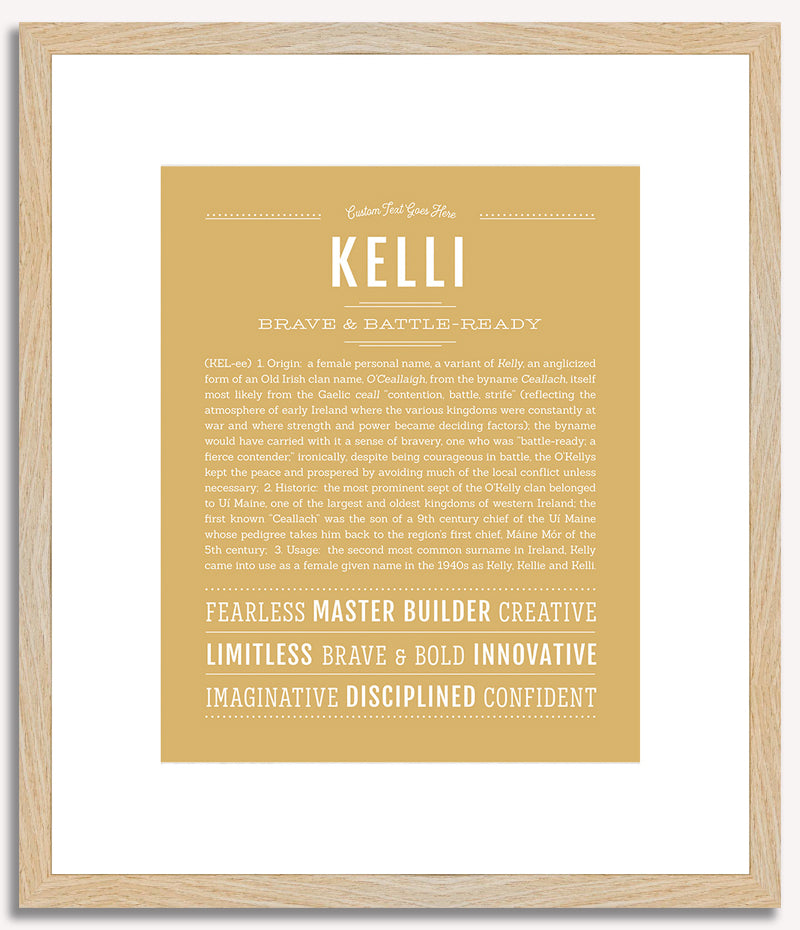 Kelli | Name Art Print