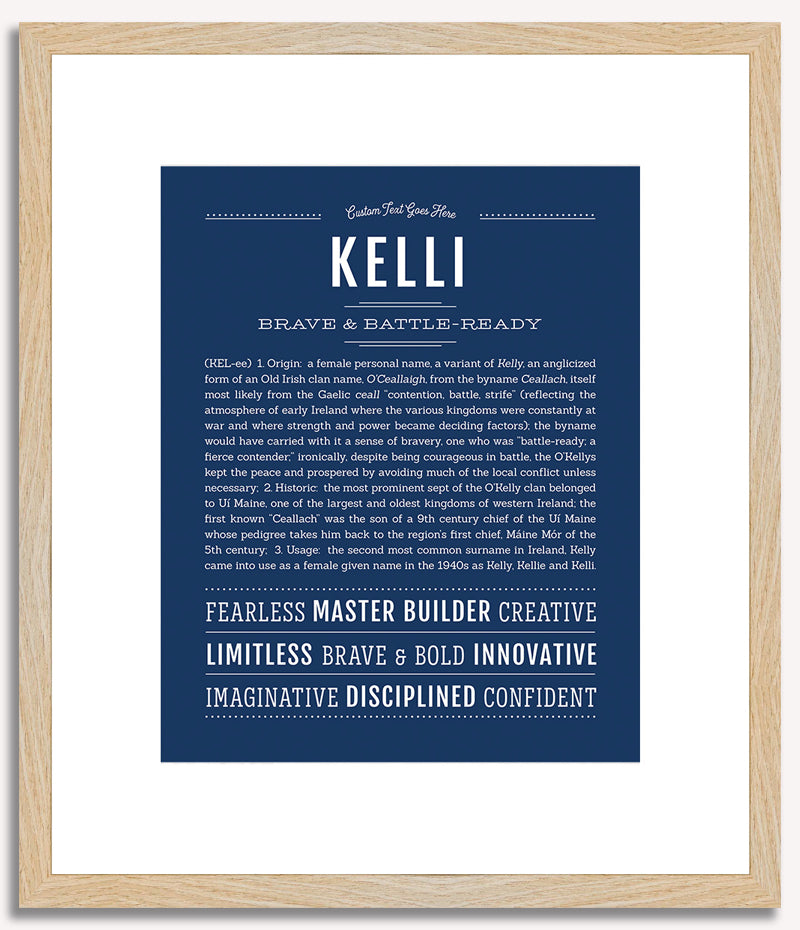 Kelli | Name Art Print