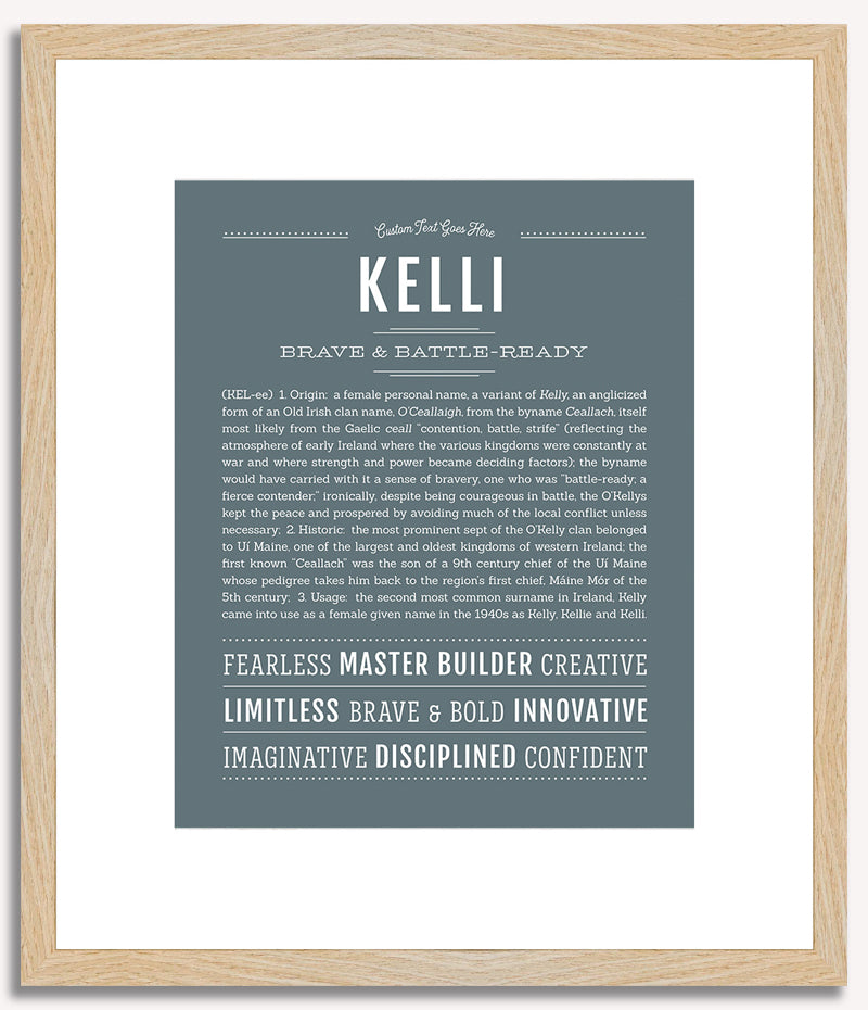 Kelli | Name Art Print