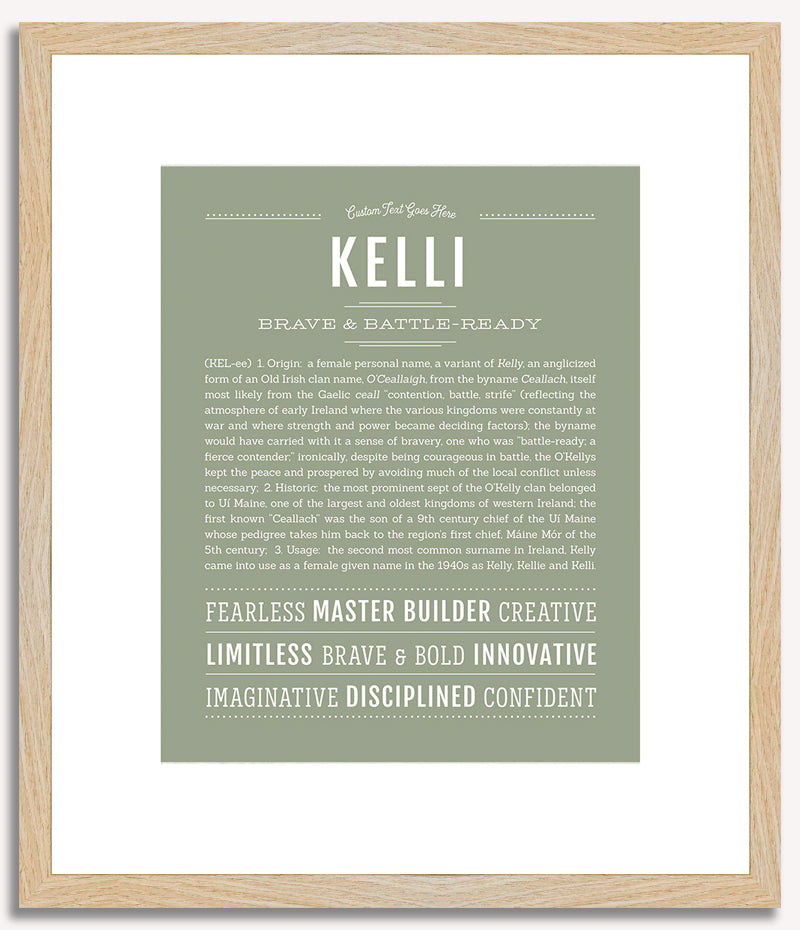 Kelli | Name Art Print