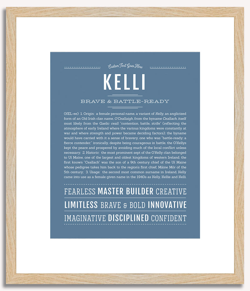 Kelli | Name Art Print