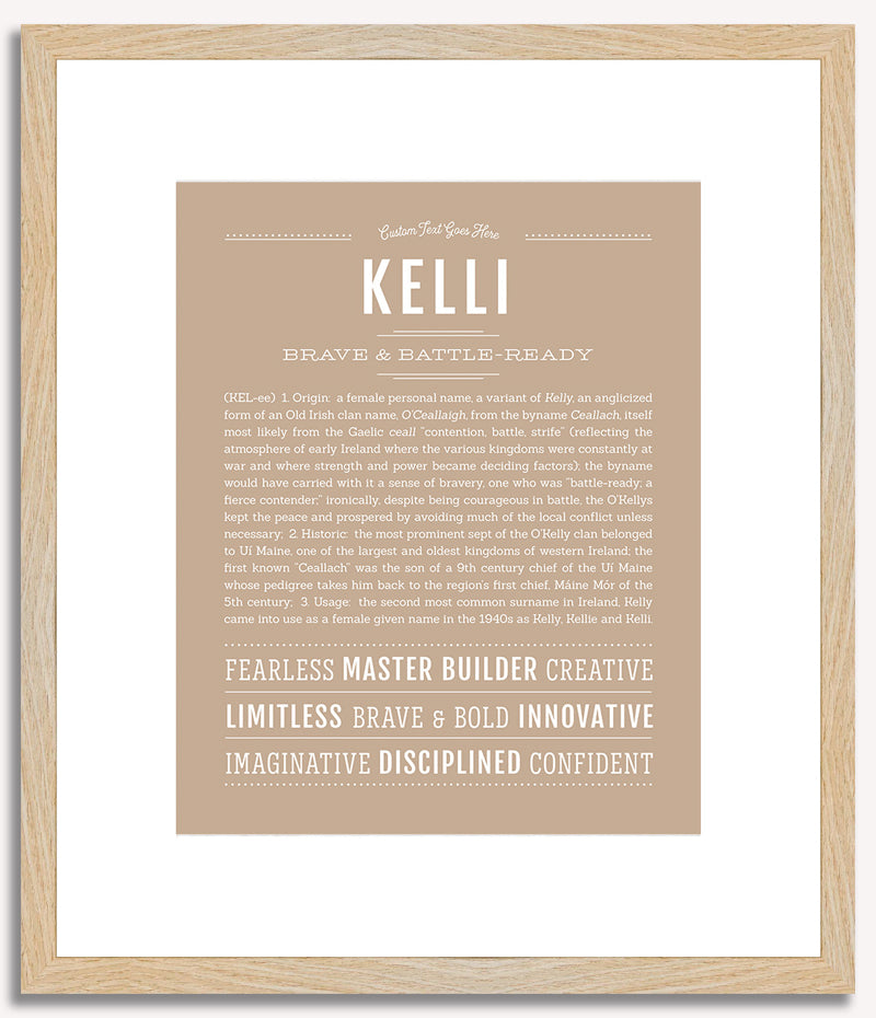 Kelli | Name Art Print