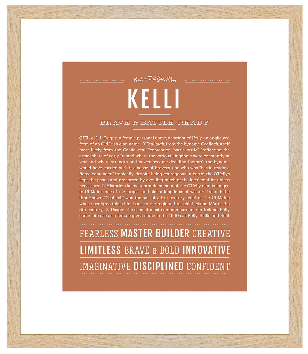 Kelli | Name Art Print