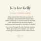 K is for Kelly | Bag Charm