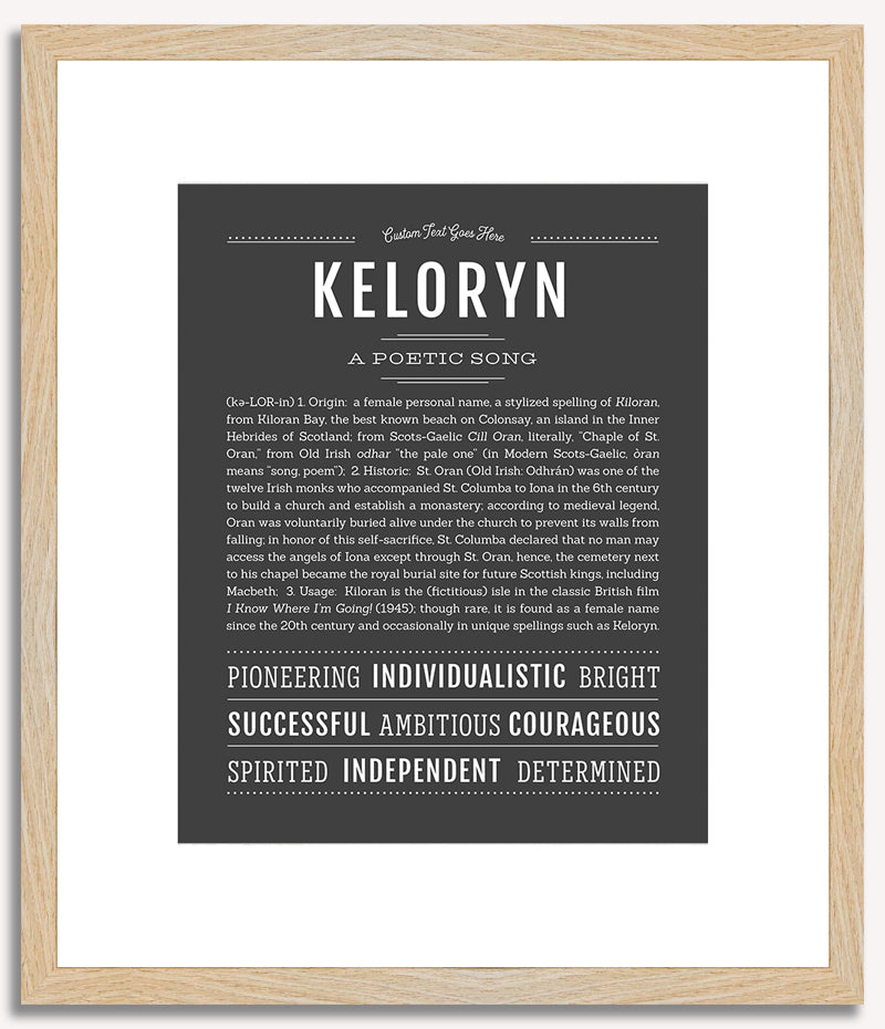 Keloryn | Name Art Print