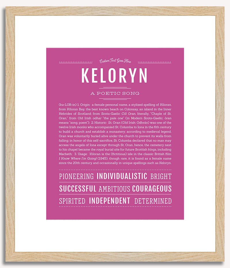 Keloryn | Name Art Print