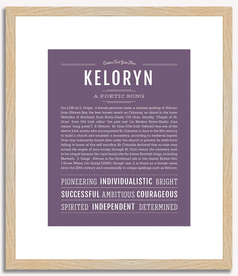 Keloryn | Name Art Print