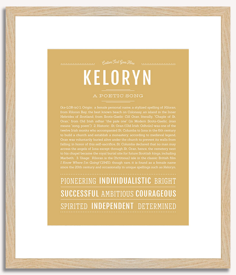 Keloryn | Name Art Print