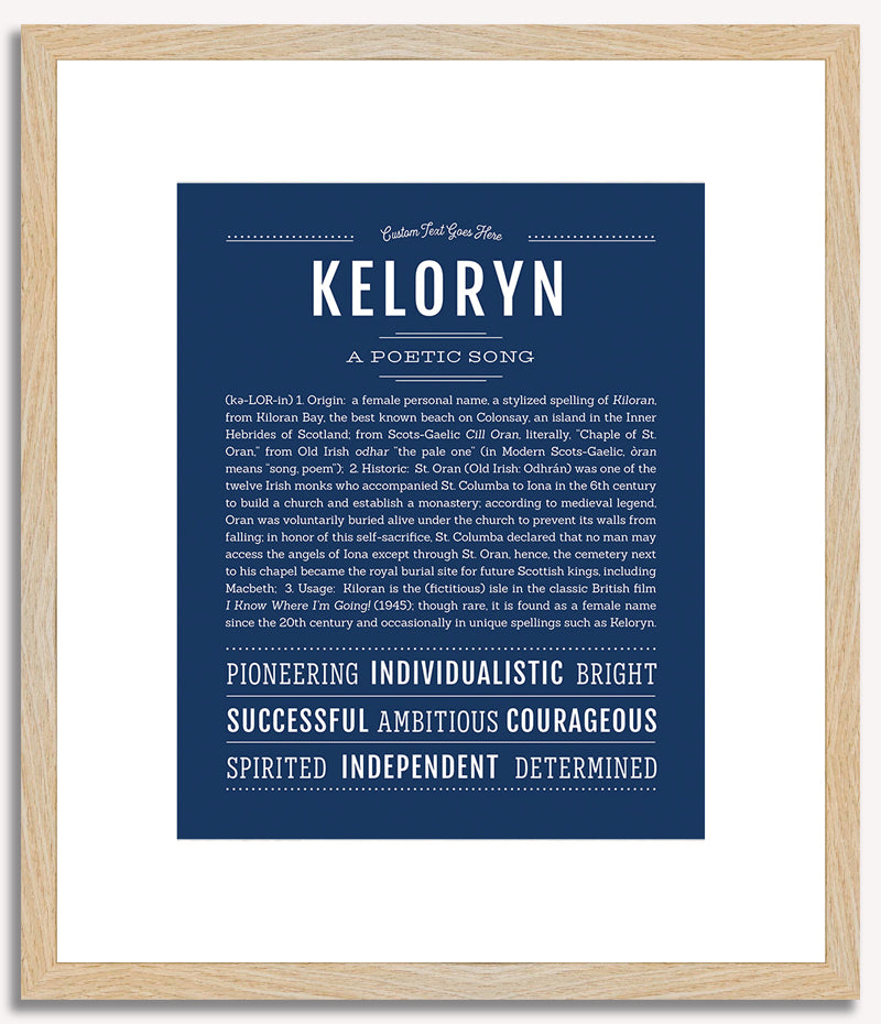 Keloryn | Name Art Print