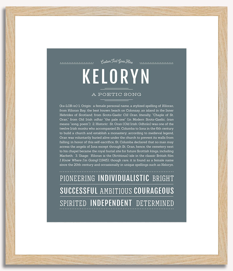 Keloryn | Name Art Print