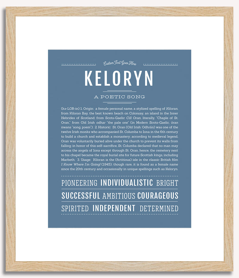 Keloryn | Name Art Print