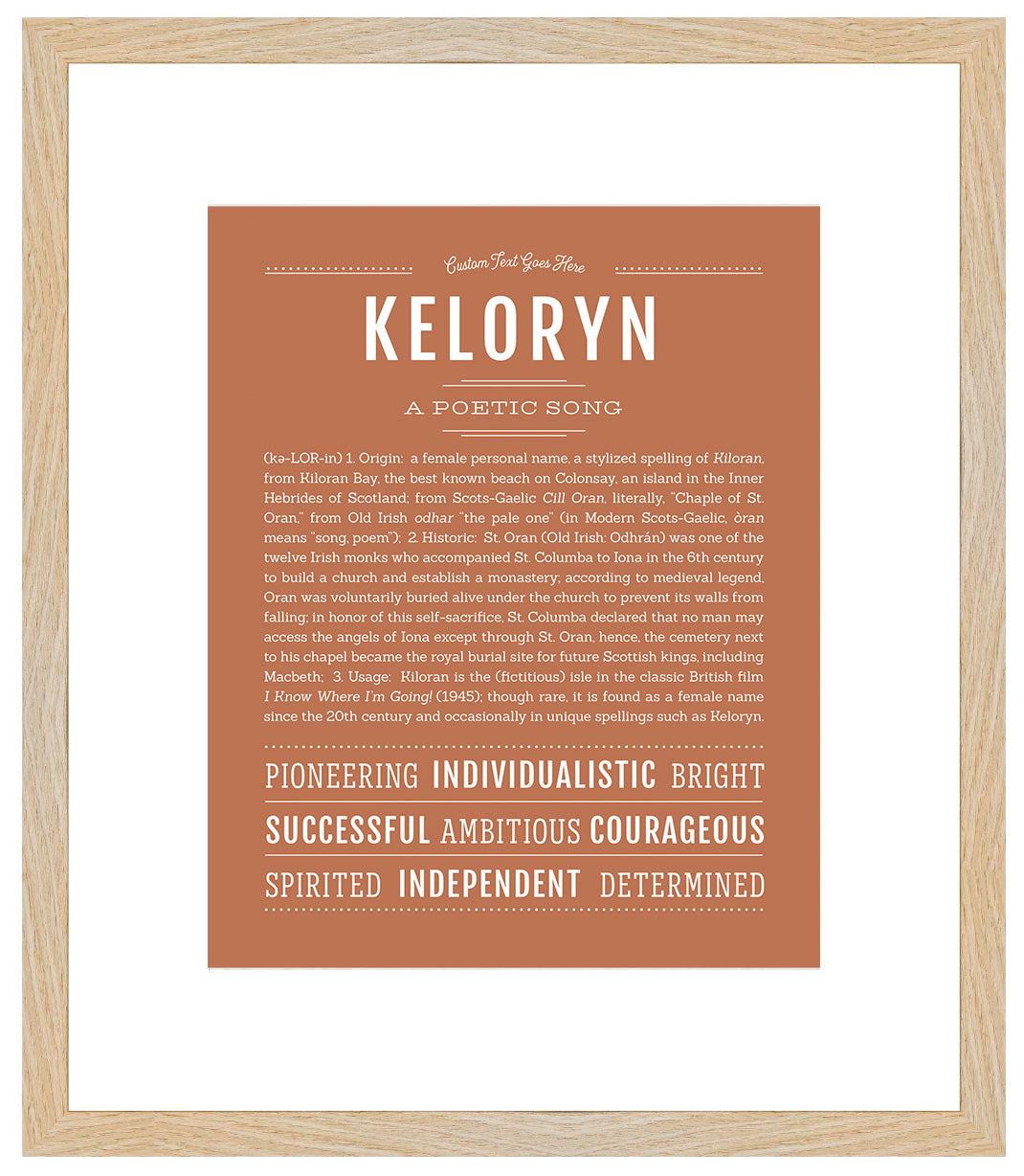 Keloryn | Name Art Print