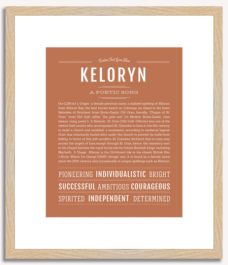 Keloryn | Name Art Print