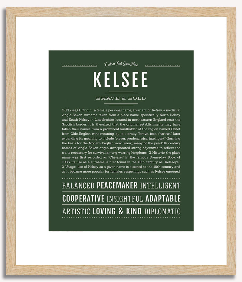 Kelsee | Name Art Print