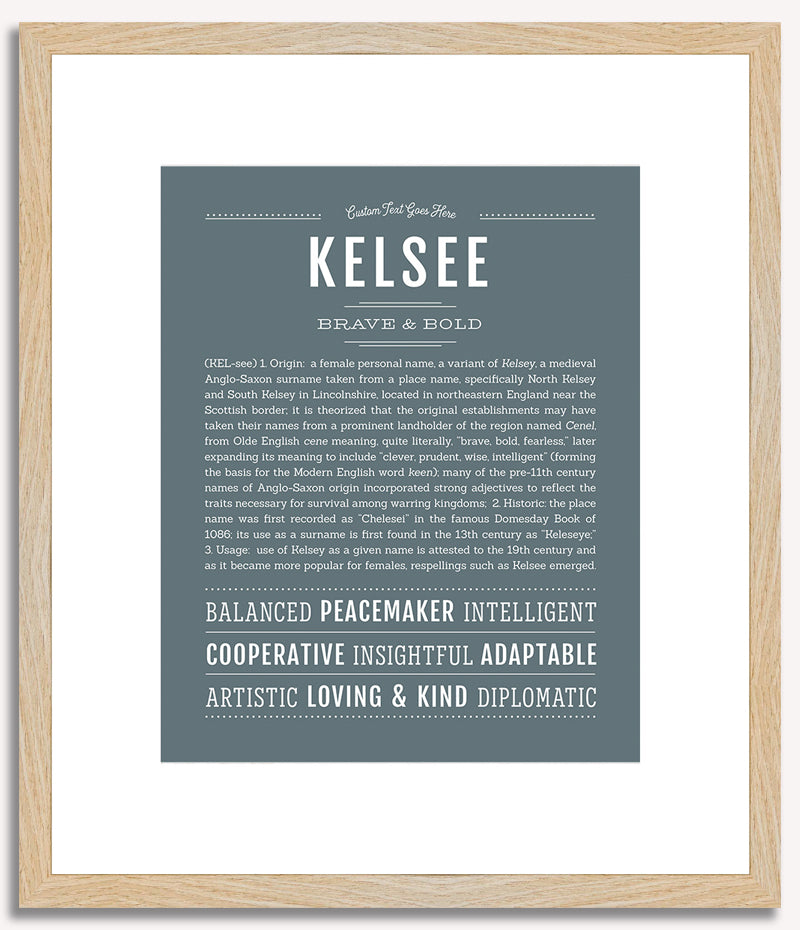 Kelsee | Name Art Print