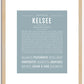 Kelsee | Name Art Print