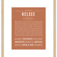 Kelsee | Name Art Print