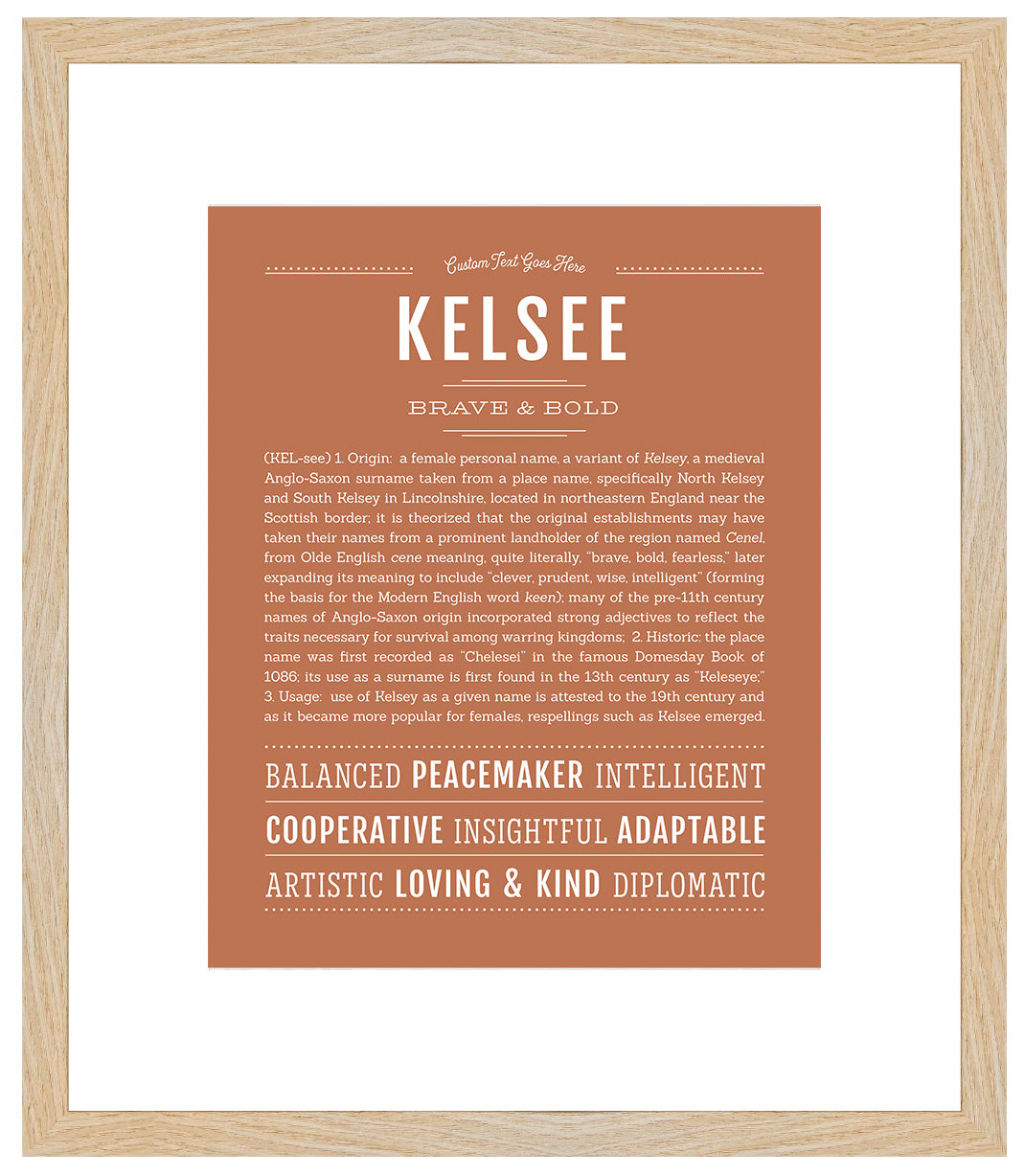 Kelsee | Name Art Print