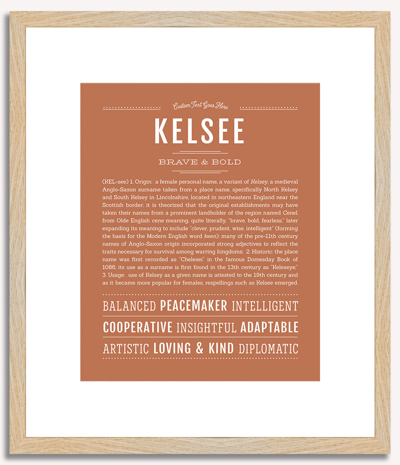 Kelsee | Name Art Print