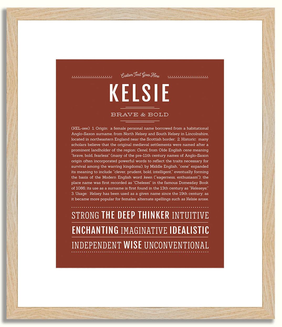 Kelsie | Name Art Print