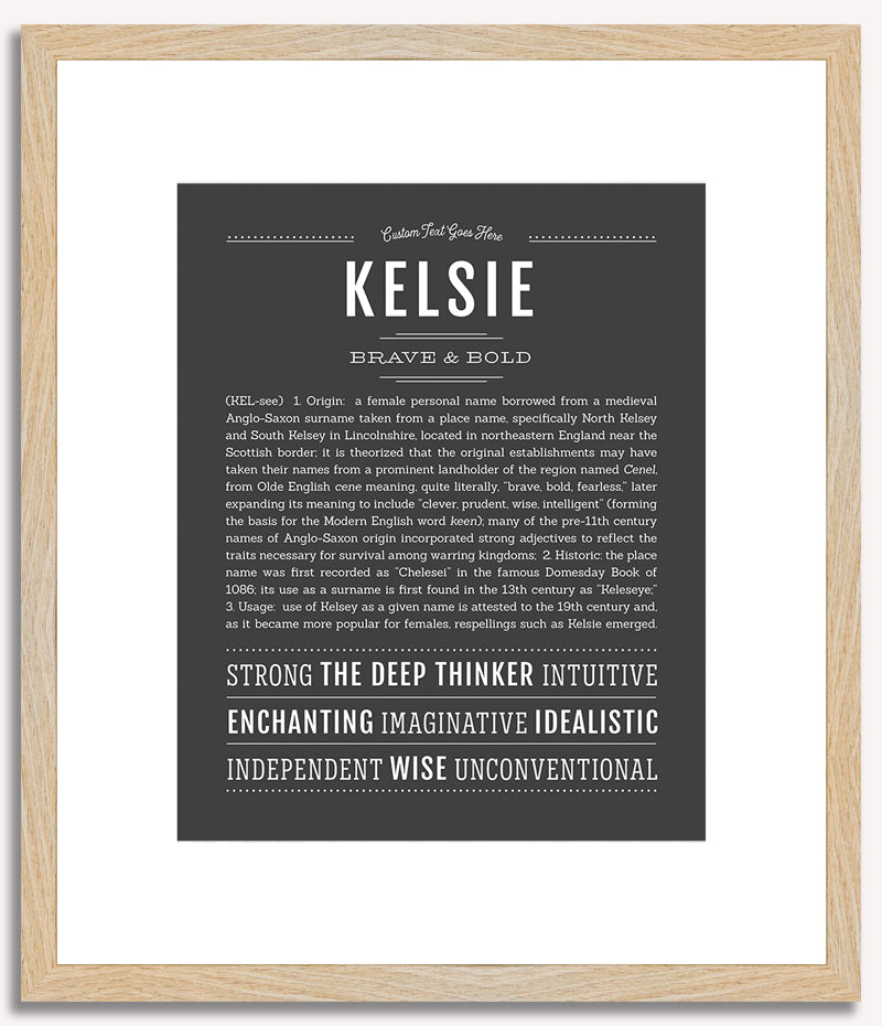 Kelsie | Name Art Print