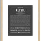 Kelsie | Name Art Print