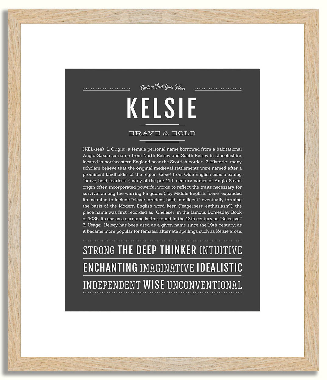 Kelsie | Name Art Print