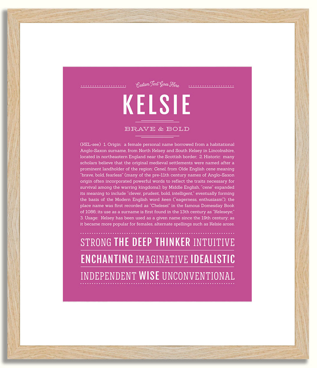 Kelsie | Name Art Print