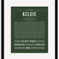 Frame Options | Deep Forest | Maple Frame, Matted