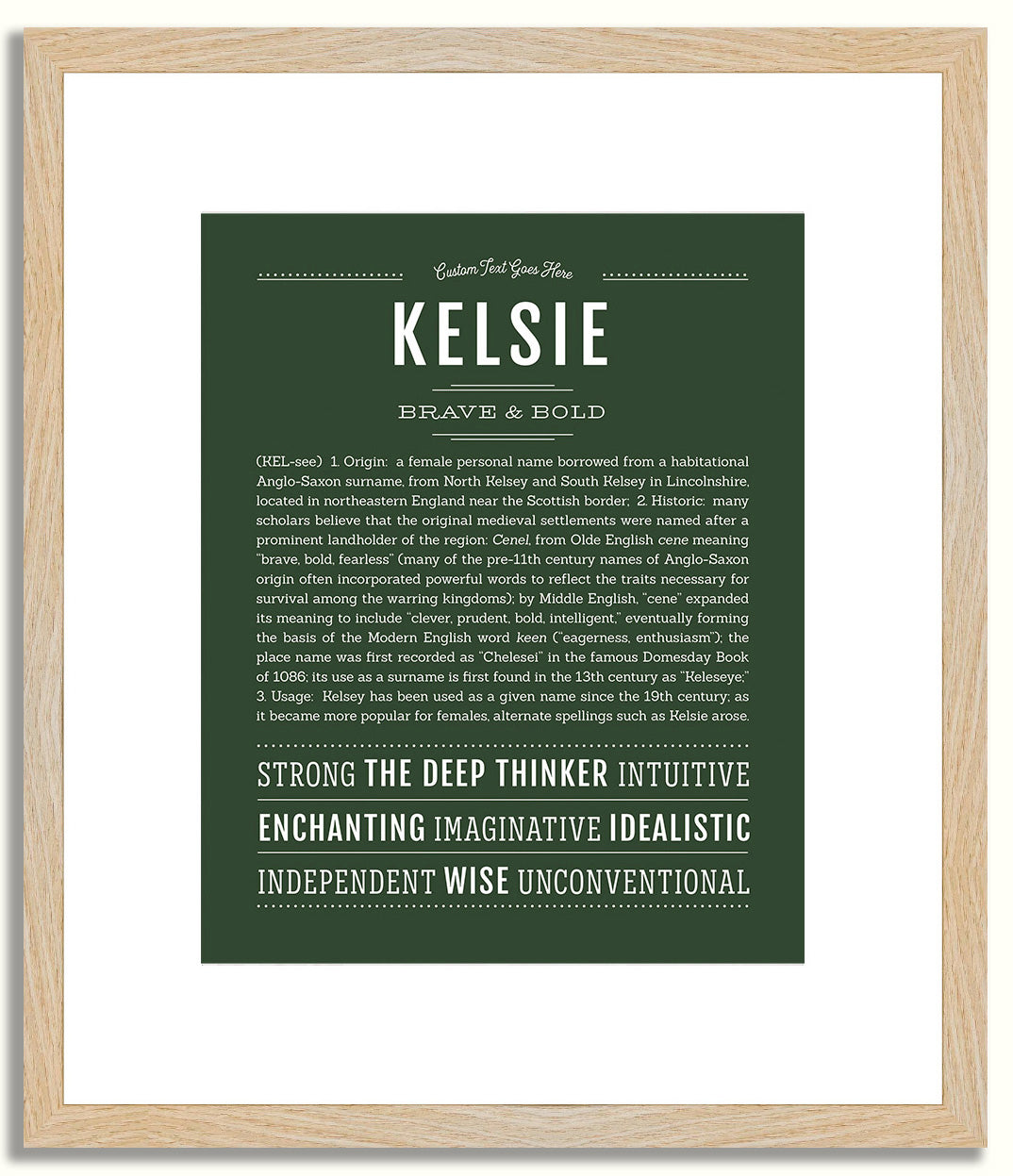 Kelsie | Name Art Print