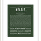 Frame Options | Deep Forest | Black Frame, Matted
