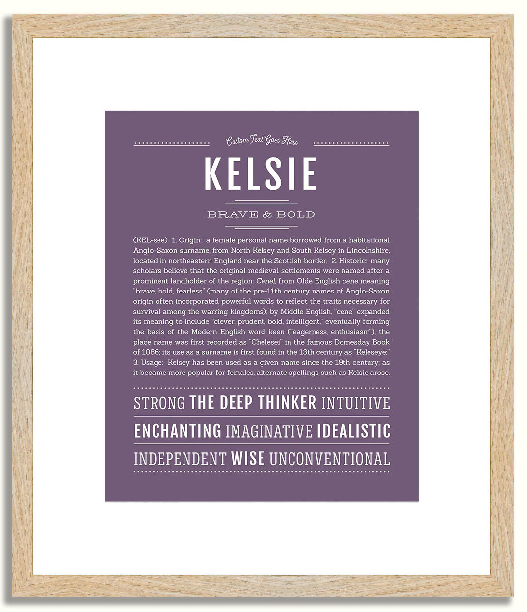 Kelsie | Name Art Print