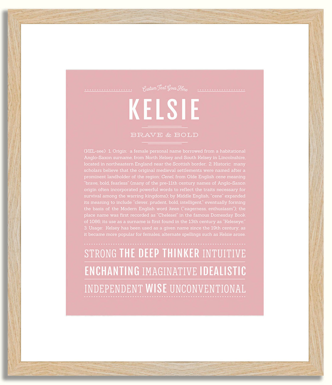 Kelsie | Name Art Print